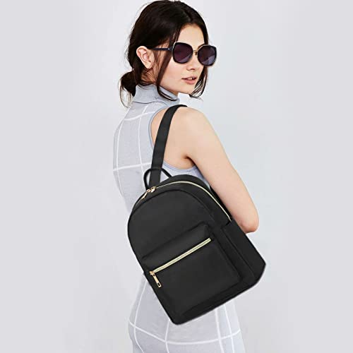 Women Girls Mini Backpack Teens Cute Small Backpack Purse Casual Travel School Bag (Black) #TOP5