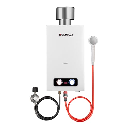 CAMPLUX 2.64 GPM Portable Tankless Water Heater,…