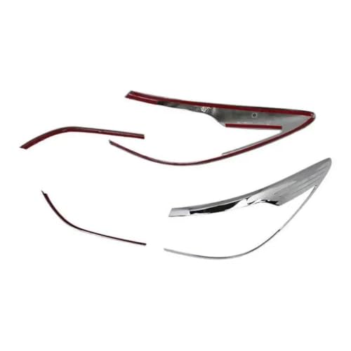 Cubierta protectora para luz trasera cromada de faro trasero para Mazda 6 Atenza Sedán 14-18 2