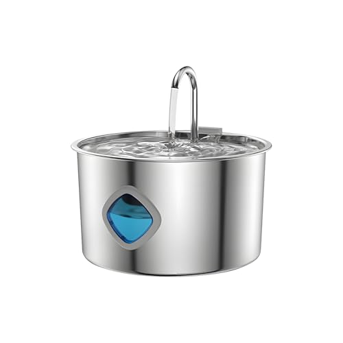 Fuente de agua automática para mascotas acero inoxidable 3.2L