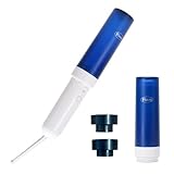 Viaes（ビアエス）【正規品】充電式 携帯おしり洗浄器【水圧強い ストロングモード搭載】（ペットボトルジョイント、USBケーブル、予備ノズル、専用ポーチ） 電源不要 簡易 シャワー ウォッシュ トイレ ハンディ ポータブル (f.ブルー/ジョイント付)