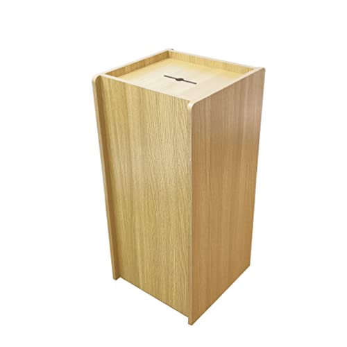 Fixturedisplays® Wood (Mdf Veneer) Donation Box Tithing Box Fundraising Stand 13155 13155 #TOP29