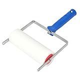 Nichiyo 7' Pattern Paint Roller Texture Roller DIY Decorative Tools Roller Brush for Home Wall, Old Furniture and Crafts-Only Applicator Handle(EL006)