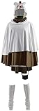 LiuXueSong Women Yuffie Kisaragi Cosplay Costume Final Fantasy Moogle Cape Cloak Full Set Halloween Outfit (X-Large, Women)