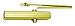 LCN P1461SC4LH P1461 Spring CUSH US4 LH Plated Closer x Thru Bolts