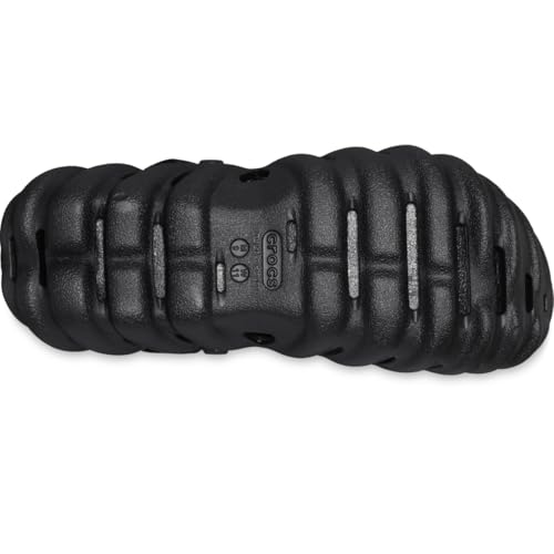 Crocs Sabots Echo unisexes, Noir, 8 UK Men/ 9 UK Women (M9W11)