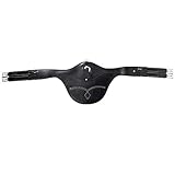 TECHNISCHE DETAILS - 100% Leder, Stollenschutzsattelgurt aus Leder, 3 Lagiges Elastik an beiden Enden, Rollschnallen aus Edelstahl, 3 gleichmäßig verteilte D Ringe, Mittig angebrachter Karabinerhaken aus Stahl