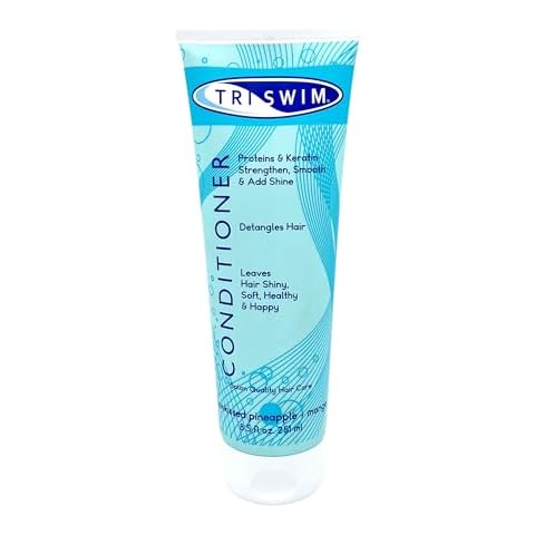 TRISWIM Scented Moisturizing Conditioner, Detangles, and Repairs Chlorine Damaged Hair for Swimmers and Athletes Cover