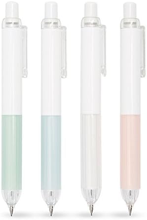 M&Sun Cute Kawaii Simple Style 0.5mm Point Mechanical Pencil for School Office Supplies Prizes Gifts Pack of 4