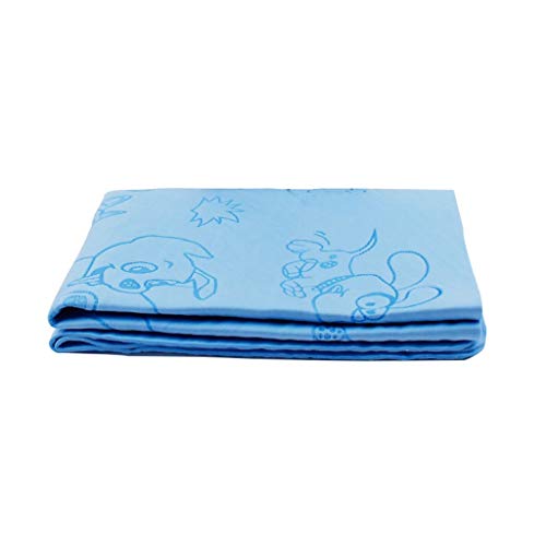 Perro Toalla Absorbente, la Tienda de Animales Animal Hospital Coffee House Cat Albornoz - Car Wash Limpiar el Suelo los Productos de Limpieza del hogar (Color : Blue, Size : 43 * 32cm)