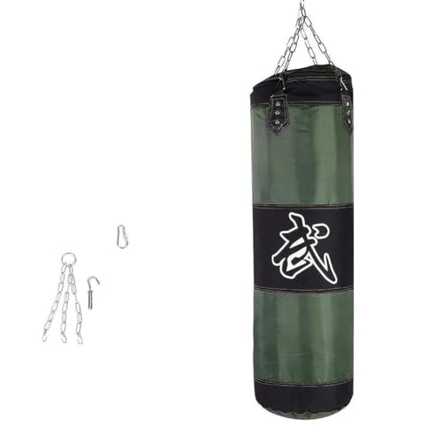 Saco De Boxeo Adulto Entrenamiento físico Boxeo Kick Boxing Saco de arena colgante Set de entrenamiento for boxeadores Saco de boxeo vacío Kit de guantes de protección Saco Boxeo Adulto(120cm)