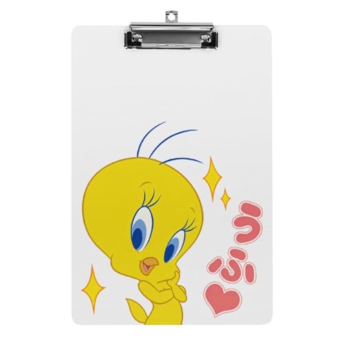 クリップボード トゥイーティー A4 用箋挟み マグフラップ クリップファイル ワードパッド 文具ボード ファイルバインダー 伝票バインダー ファイルボード 文房具 軽量 縦型 持ち運び便利 教室 事務用 おしゃれ