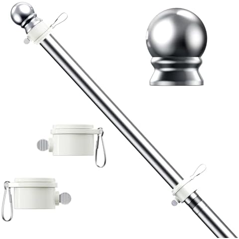 ESTTOP 5 FT Tangle-Free Flag Pole Cover