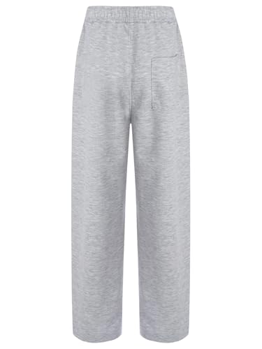 Jhaoyu Kids Boys Girls Sweatpants Sport Pants Elastic Waistband Drawstring Hem with Three Pockets Toursers Daily Wear2