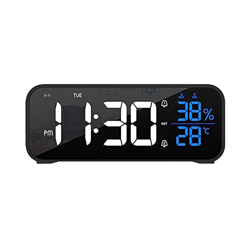 �ڊo�܂����v �f�W�^�� �剹�� 18�Ȃ̉��y�A���[�� �k�[�Y�@�\�t�� ���x�\�� 4�K�i���ʒ��� 4�K�i���邳���� USB�[�d�� 12H/24H���ԕ\�� ��� �u�����v ��㎞�v �i�C�g���C�g �ԐڏƖ� LED�f�W�^�����v �M�t�g �v���[���g�i�u���b�N+�u��