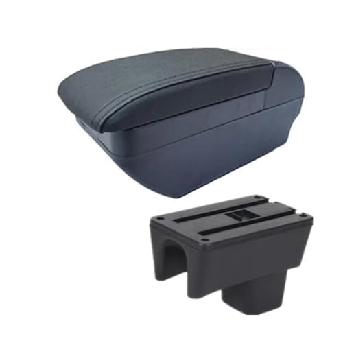 車用アームレスト内装詳細収納ボックス改造パーツに適合するスズキに適合するスイフト用 2005 2006 2007 2008 2009 2010 2011-2024(F black line)