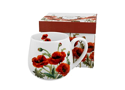 DUO FLORAL Fassbecher 430 ml CLASSIC POPPIES New Bone China Porzellan