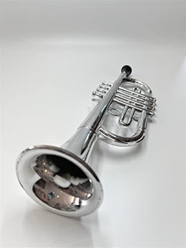 My First Toy Trumpet for Kids in Silver Finish with 4 Keys is a Great Learning Kid Toy Instrument and Teaching Tool for Children Ages 3+ BPA Free. 5 31ASklwE8vL. AC
