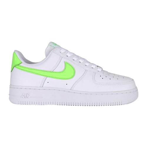 Nike Air Force 1'07 Womens Shoes Size-6, White/Lime Blast