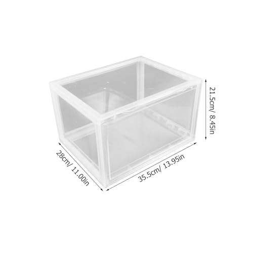 Boîte à chaussures transparente pour optimiser le rangement des petits espaces - 3