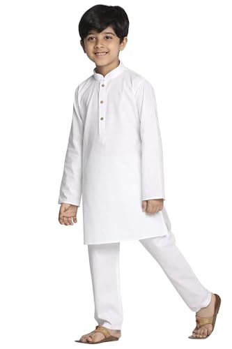 Image of Chandrakala Kids Kurta Set for Boys Indian Ethnic Wear (KK117-P)