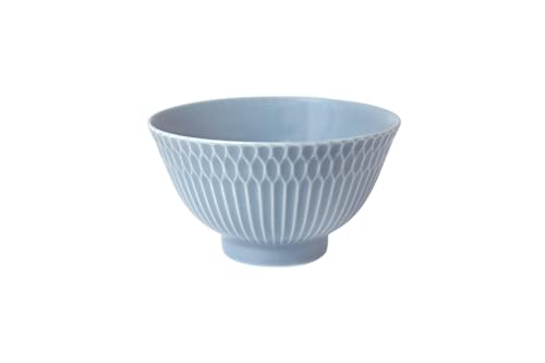 美濃焼 食器 ご飯茶碗 飯碗 11.5×6.5cm 300cc 3色から選べる さざなみ sazanami(ブルーグレー)