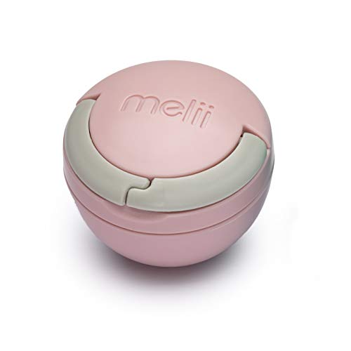 Melii 10700 Pacifier Pod - Aufbewahrungsbehälter für Schnuller mit Karabinerhaken, plastik Cover