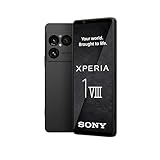 Sony Xperia 1 VIII - 6,5" 19,5:9 FHD+ HDR OLED 120Hz, Dreifach-Kamera mit neuem Teleobjektiv, Xperia AI, Akku für 2 Tage, 3,5mm Audio, Dual SIM, Graphit-Schwarz