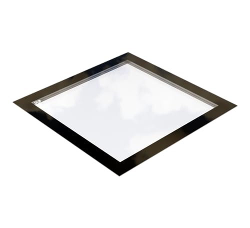 EOS Sunview Seamless Skylight Triple Glazed Toughened or Laminated Glass Rooflight Roof Lantern Window (800mm x 1000mm Toughened)