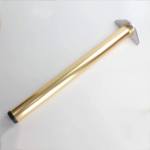 2 Patas Ajustables de Acero Inoxidable para Muebles, Soporte para encimera de Cocina, Mueble o Barra, Color Dorado, 70 cm