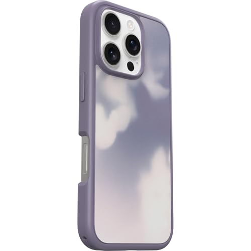 Image of OtterBox iPhone 16 Pro Symmetry Series Case - Winter Window (Purple) - Ultra-Thin, Sleek iPhone Case, iPhone Case with Cloud Design