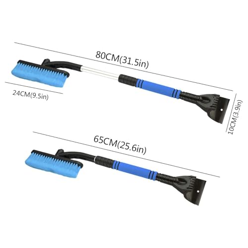 Cepillo nieve parabrisas coche multifuncional para Porsche Taycan extensible 4