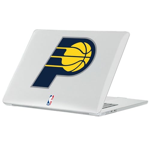 Coque MacBook Air 13.6 antichoc et transparente avec logo Indiana Pacers NBA