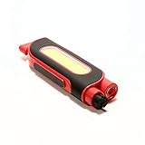 Defiance Tools 6 in 1 Car Safety Tool, Auto Escape Tool with Window Breaker, Seatbelt Cutter, LED Floodlight, LED Flashlight, Emergency Flashing Red SOS Light and Magnet (Red/Black)