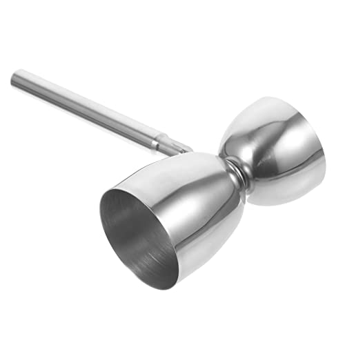 GRIRIW Stainless Steel Double Jigger Shot Handle ' Cup for Liquor Measurer Home Bar Use