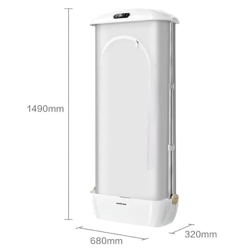 Secador De Roupas Automático 900w - Ciclo De Secagem De 60°c, Máquina De Passar Roupa Pequena/Vapor