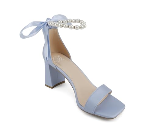 Delicious Bless ~ Women Open Toe High Heel Chiffon Bridal Dress Sandals4