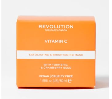 Image of Revolutions Skincare Vitamin C Brightening Face Mask for Radiant and Even Skin Tone