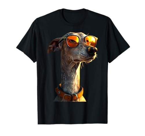 Windhund mit Sonnenbrille Hunde Liebe Greyhound Windhunde T-Shirt