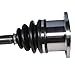 GSP NCV11140 CV Axle Shaft Assembly - Left or Right Front (Driver or Passenger Side), black & silver, 5.5 inch
