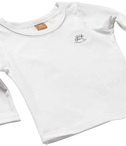 Blusa Manga Longa em Cotton, Up Baby, Meninas, Branco Especial, M