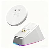 for Logitech G502/G502X/G502X Plus Lightspeed Wireless Mice Charging Dock,11 RGB Modes with Charging Indicator, Also Compatible with G703,G903 Lightspeed (White)