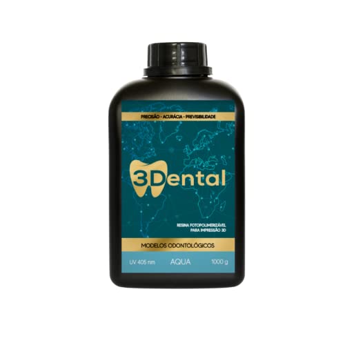 Resina Impressora 3D Dental Modelo Aqua – 1kg