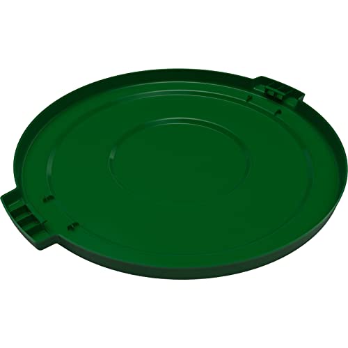 Image of SPARTA Bronco Lid for 32 Gal. Trash Can, Durable, Food-Safe, NSF and HACCP-Compliant, Lid for Commercial Use (Container Sold Separately - Fits Bronco Only), Polyethylene, 32 Gallon, Green (Pack of 4)