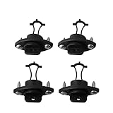FUANA 4 tapones de drenaje de kayak para barco, yate, accesorios impermeables, ABS de alta resistencia al desgaste, compatible con piragüismo y pesca acuática