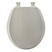 Bemis 1600E2346 Molded Wood Easy Clean and Change Whisper Close Hinge Biscuit/Linen