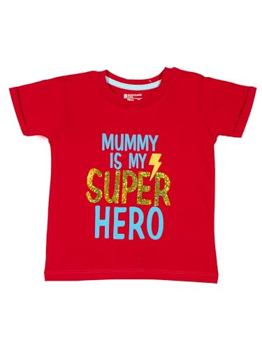 Image of BODYCARE Kids Infant Baby Boys Pure Cotton T-Shirt Regular Fit Comfort and Durability | Perfect Breathable Fabric | Casual Wear and Everyday Activities for Kids | T-Shirts for Boys