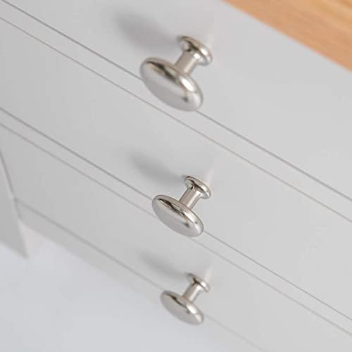Farrow Grey Bedside Tables Set of 2 Cabinet Units with Oak Tops | Roseland Furniture Pair of Solid Wood Painted Side End Night Stands with 3 Drawer Storage for Bedroom or Bathroom | Fully Assembled