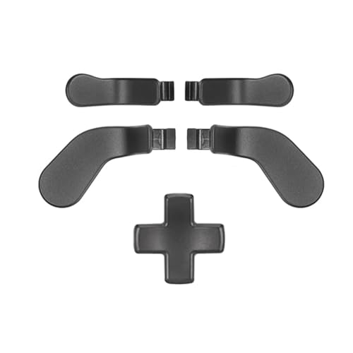 Image of 5 in 1 Elite Controller Paddles for Xbox One Elite Series 2 Controller Metal Paddles for Xbox Elite Series 2 Core Controller Paddles with D-Pad for Xbox One Elite 1 (Black)