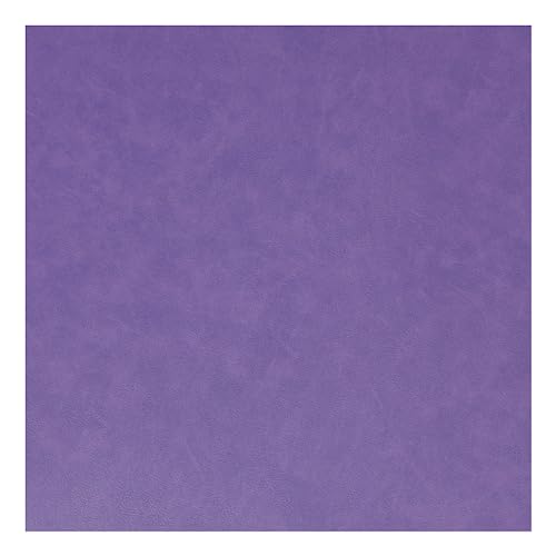 Craftelier - Ecopelle sintetica con finitura opaca per cartonaggio o rilegatura di album, planner o quaderni di scrapbooking e altri lavori artigianali | Dimensioni circa 35 x 50 cm - Colore viola
